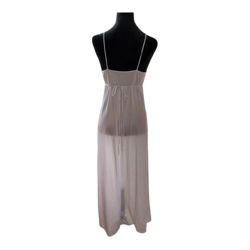 Vintage Gossard Ivory Lace‎ Nylon Nightgown size Small